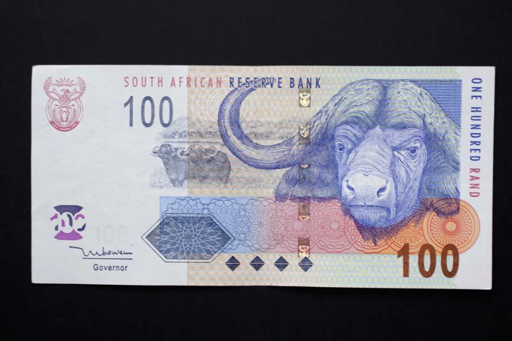 South African rand paper money, South Africa